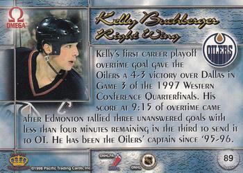 1997-98 Pacific Omega - Gold #89 Kelly Buchberger Back