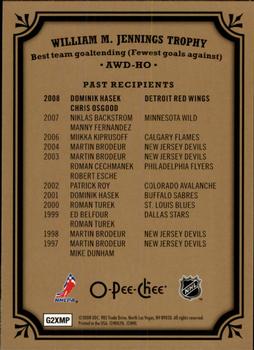 2008-09 O-Pee-Chee - Awards #AWD-HO William Jennings Trophy Back