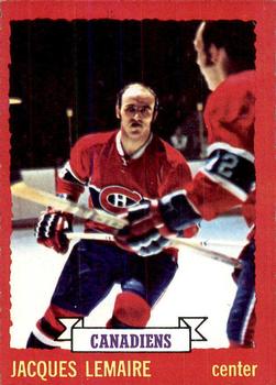 1973-74 O-Pee-Chee #56 Jacques Lemaire Front