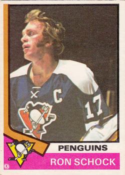 1974-75 O-Pee-Chee #167 Ron Schock Front