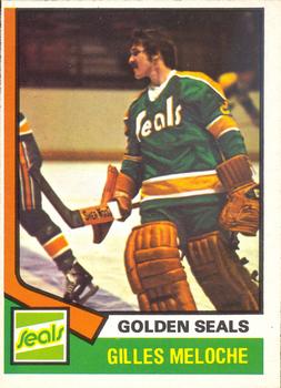 1974-75 O-Pee-Chee #205 Gilles Meloche Front