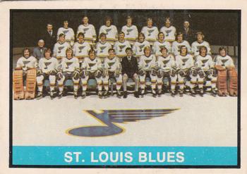 1974-75 O-Pee-Chee #281 St. Louis Blues Team Front