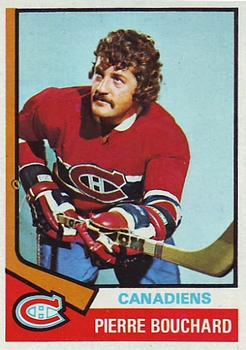 1974-75 Topps #254 Pierre Bouchard Front