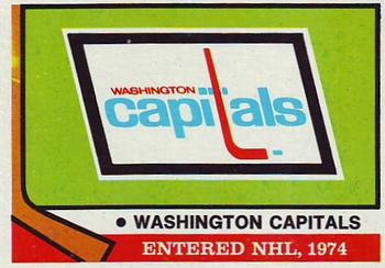 1974-75 Topps #256 Washington Capitals Front