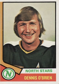 1974-75 Topps #96 Dennis O'Brien Front
