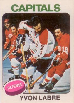1975-76 O-Pee-Chee #61 Yvon Labre Front