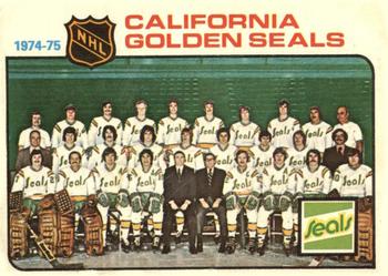 1975-76 O-Pee-Chee #82 California Golden Seals Front
