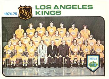 1975-76 O-Pee-Chee #86 Los Angeles Kings Front