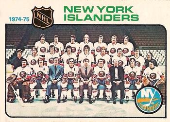 1975-76 O-Pee-Chee #92 New York Islanders Front