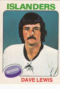 1975-76 O-Pee-Chee #108 Dave Lewis Front