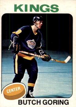 1975-76 O-Pee-Chee #221 Butch Goring Front