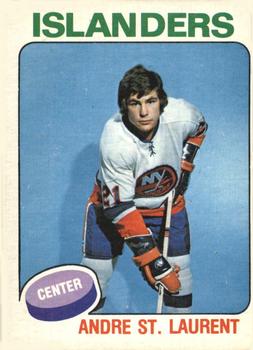 1975-76 O-Pee-Chee #387 Andre St. Laurent Front