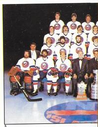1982-83 O-Pee-Chee Stickers #3 New York Islanders team Front