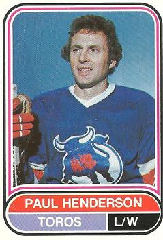 1975-76 O-Pee-Chee WHA #42 Paul Henderson Front