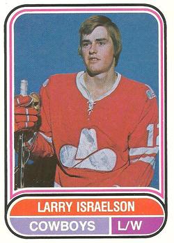 1975-76 O-Pee-Chee WHA #46 Larry Israelson Front