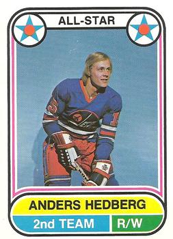 1975-76 O-Pee-Chee WHA #72 Anders Hedberg Front