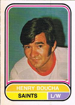 1975-76 O-Pee-Chee WHA #79 Henry Boucha Front