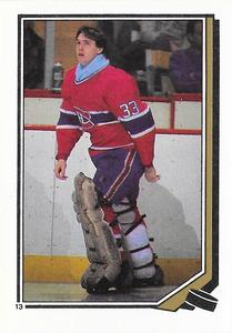 1987-88 O-Pee-Chee Stickers #13 Patrick Roy Front