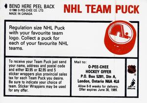 1988-89 O-Pee-Chee Stickers #41 / 172 Guy Carbonneau / Wendel Clark Back