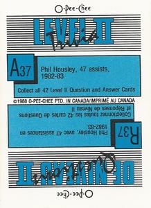 1988-89 O-Pee-Chee Stickers #40 / 171 Ryan Walter / Vincent Damphousse Back