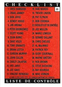 1989-90 O-Pee-Chee Stickers #40 / 184 Trevor Linden / Jeff Jackson Back