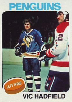 1975-76 Topps #165 Vic Hadfield Front