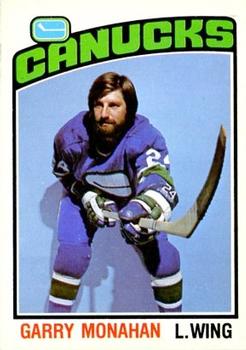 1976-77 O-Pee-Chee #295 Garry Monahan Front
