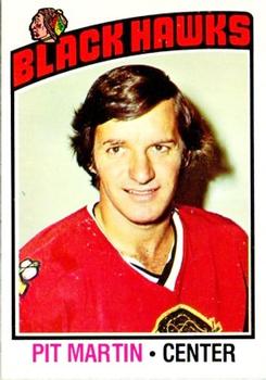 1976-77 O-Pee-Chee #76 Pit Martin Front