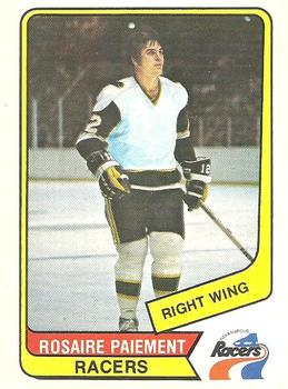 1976-77 O-Pee-Chee WHA #37 Rosaire Paiement Front