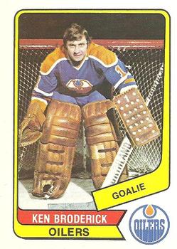 1976-77 O-Pee-Chee WHA #44 Ken Broderick Front