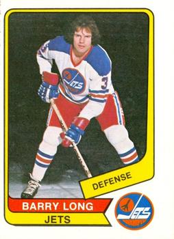 1976-77 O-Pee-Chee WHA #7 Barry Long Front