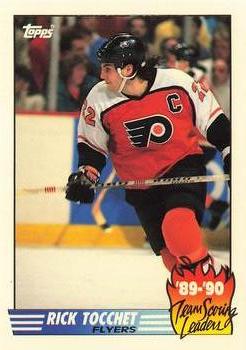 1990-91 Topps - Team Scoring Leaders Collector's Edition (Tiffany) #9 Rick Tocchet Front