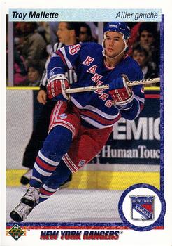 1990-91 Upper Deck French #11 Troy Mallette Front