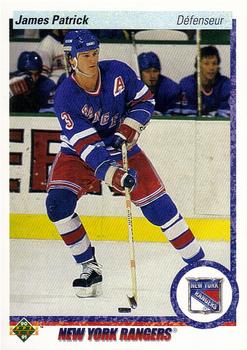 1990-91 Upper Deck French #185 James Patrick Front