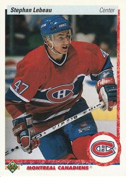 1990-91 Upper Deck French #51 Stephan Lebeau Front
