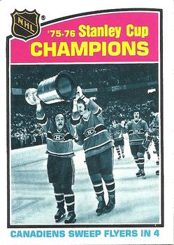 1976-77 Topps #264 '75-76 Stanley Cup Champions Front