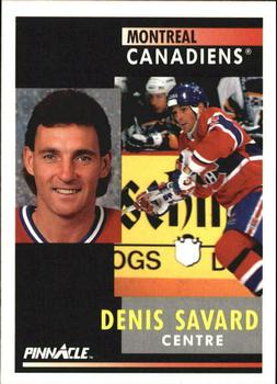 1991-92 Pinnacle French #28 Denis Savard Front