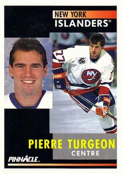 1991-92 Pinnacle French #30 Pierre Turgeon Front