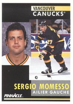 1991-92 Pinnacle French #34 Sergio Momesso Front