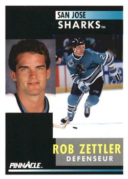1991-92 Pinnacle French #213 Rob Zettler Front