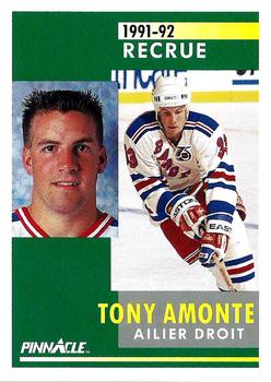 1991-92 Pinnacle French #301 Tony Amonte Front
