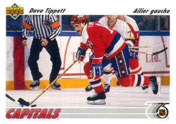 1991-92 Upper Deck French #480 Dave Tippett Front