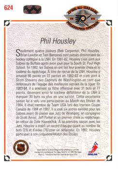 1991-92 Upper Deck French #624 Phil Housley Back