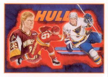 1991-92 Upper Deck French - Hockey Heroes: Brett Hull #9 Brett Hull Front