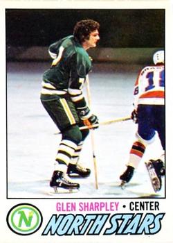 1977-78 O-Pee-Chee #158 Glen Sharpley Front