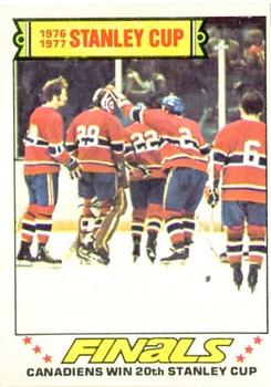 1977-78 O-Pee-Chee #264 Stanley Cup Finals Front