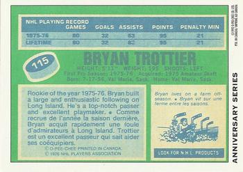 1992-93 O-Pee-Chee - 25th Anniversary #9 Bryan Trottier Back