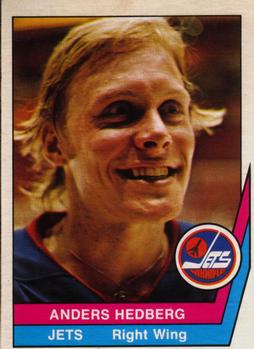 1977-78 O-Pee-Chee WHA #3 Anders Hedberg Front
