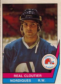 1977-78 O-Pee-Chee WHA #8 Real Cloutier Front