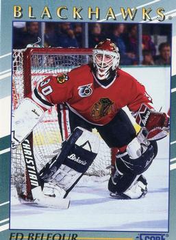 1992-93 Score Young Superstars #25 Ed Belfour Front